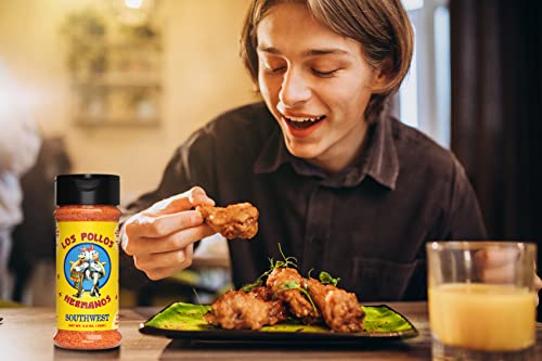 Los Pollos Hermanos Chicken Seasoning and Chicken Rub - Southwest Blend 5.6 oz Bottle - Officially Licensed Breaking Bad