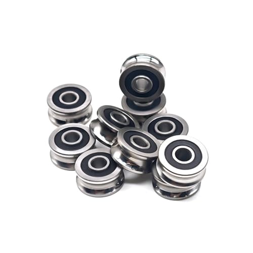 Roulement SG10 gorge en U anti-vibration pour guidage linéaire sans à-coups