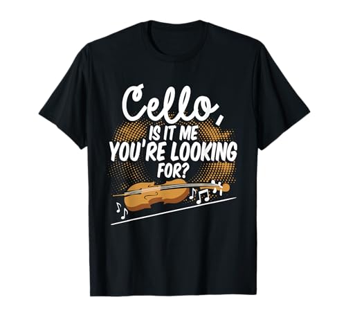 Elegant Cello Lover Symphony Orchestra Melodies Cellist T-Shirt