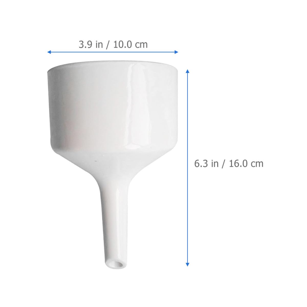 Homoyoyo Imbuto Buchner da Laboratorio in Ceramica 100mm Bianco, Imbuto Filtrante Chimico per Esperimenti Scientifici e Forniture di Laboratorio, Strumento Didattico per Studenti