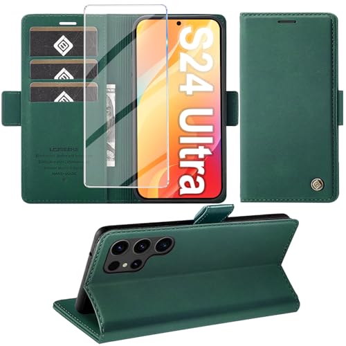 Coque Samsung Galaxy S24 Ultra 5G Giyer étui clapet porte-carte