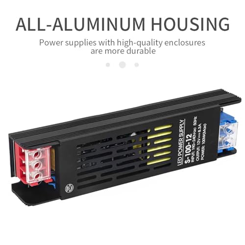 Transformateur LED 500W 12V alimentation AC190-240V pour ruban LED étanche - 4