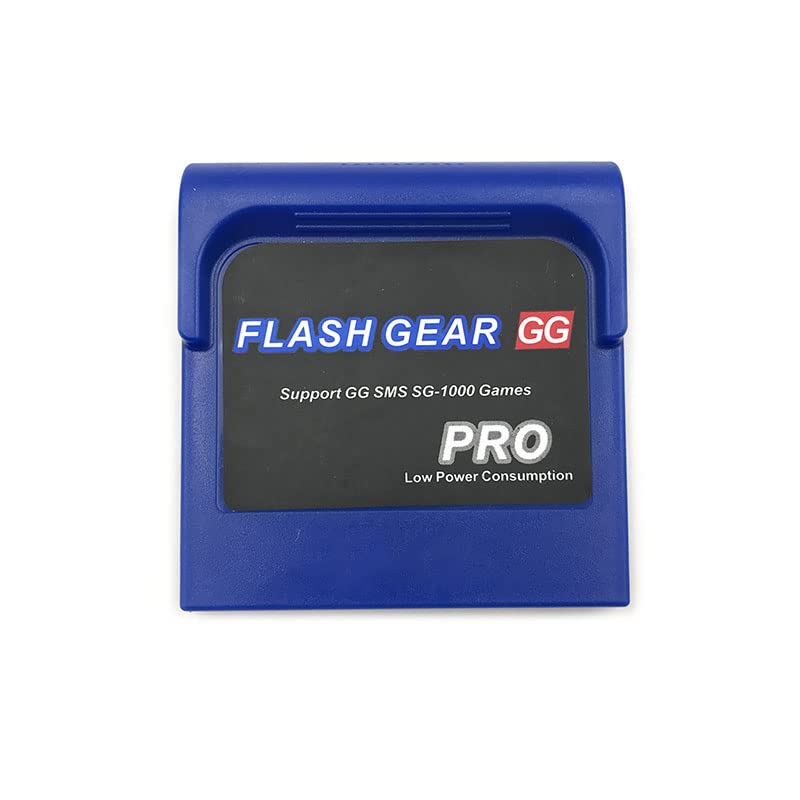 [Części do gier wideo] Wersja 4.0 Flash Gear Love Pro oszczędzanie energii Flash Cart kartridż z grą karta PCB dla Sega Game Gear GG Card Box [Wymień] (Color : Dark Blue Pro)