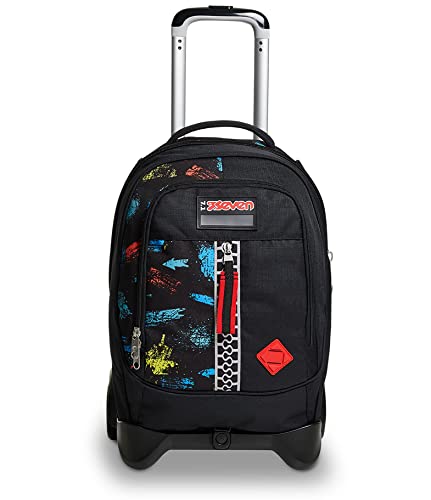 Zaino Scuola Con Ruote - Trolley Rimovibile Per Bambini E Ragazzi - Foto 9