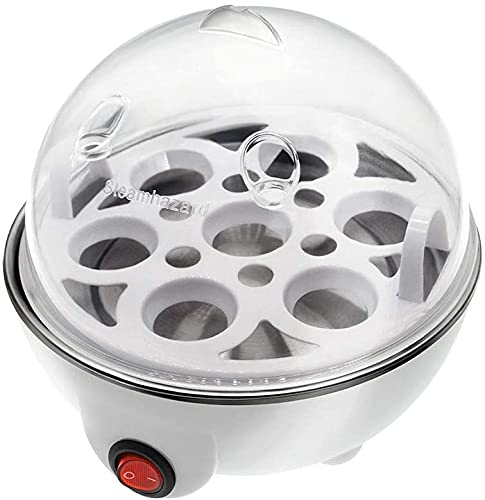 Medidove Rapid White electric egg cooker, suitable for soft, medium and hard boiled eggs, boilers, poaching, boiled eggs, with a capacity of 1 to 7 eggs (Pack of 1)-picture-43