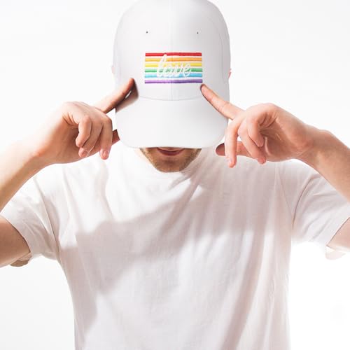 Image of Pride Hat Rainbow Caps LGBT Baseball Cap Pride Accessories Gay Stuff for Men Women
