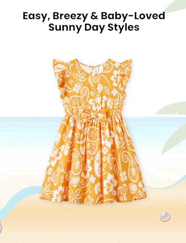 PATPAT Family Matching Summer Outfits, Mommy and Me Matching Shirts Dresses Paisley Print Matching Dresses for Family