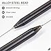 Sikao Black Pens Bulk, 60 Pack Retractable Ballpoint Pens, Black Ink 1.0mm Medium Point, Smooth Writing No-Smear, Click Pens for Teachers, Students, Restaurant Servers School & Office Supplies