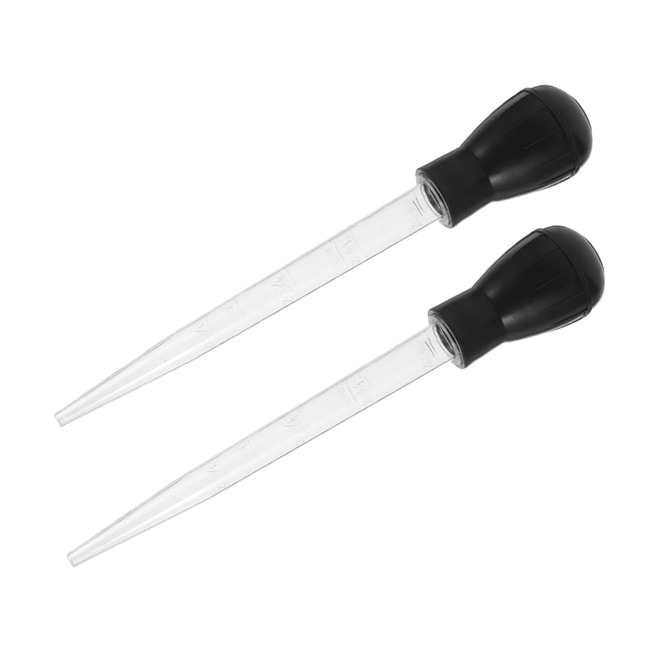 LABRIMP 2pcs Turkey Baster Food Injector Meat Injector for Flavor Injection Versatile Kitchen Tool for Grilling Bbq and Cooking Precise Oil Control