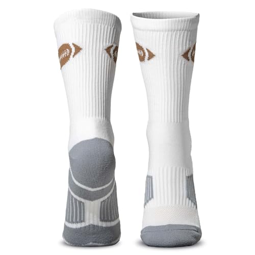 ChalkTalkSPORTS Football Performance Crew Socks - Youth & Adult - Football Mid-Calf Socks2