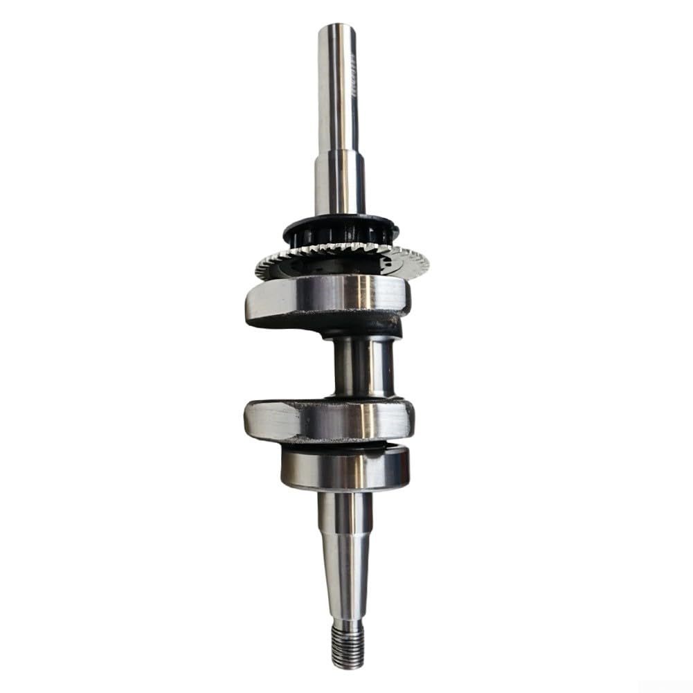 GX100 Eje de salida del motor 15.8cm Cigüeñal de llave directa para piezas de cortacésped Reemplazo de metal de alto rendimiento para motor GX100