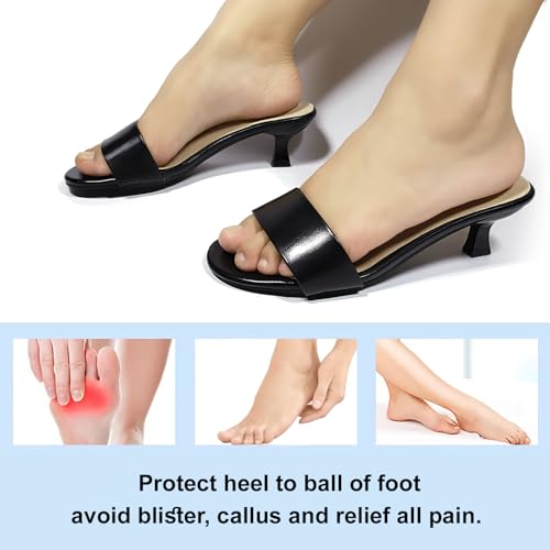 2 Pares Plantillas de Cuero para Tacones Altos Mujer miniatura 4