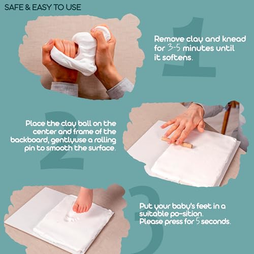 Baby-Footprint-Kit-with-LED-Night-Light-Baby-Hand-and-Footprint-Newborn-Footprint-Baby-Shower-Gifts-Newborn-Essentials-Baby-Registry-Search-Keepsake-Frame-Nursery-Decor-New-Size-XL Baby Footprint Kit with LED Night Light Baby Hand and Footprint Newborn Footprint Baby Shower Gifts Newborn Essentials Baby Registry Search Keepsake Frame Nursery Decor New Size XL