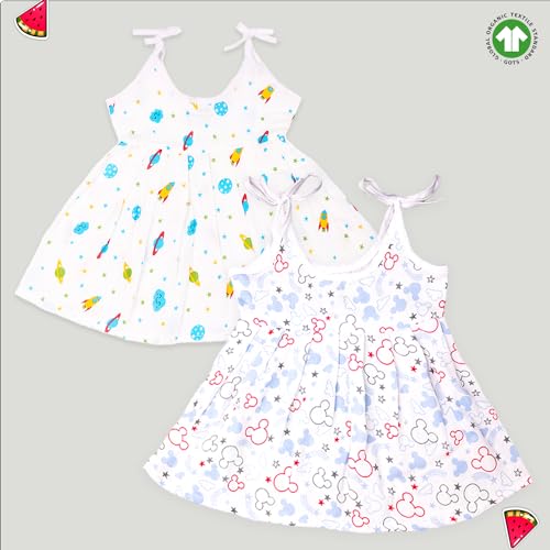 Image of Kidbea Extra Soft Mulmul Cotton Jhabla Cloth for New Born Baby Set