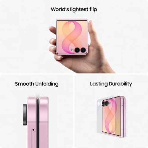 Image of Samsung Galaxy Z Flip8 5G Smartphone with Galaxy AI (Graphite, 12GB RAM, 512GB Storage) + Samsung Care Services Damage Protection Plan for 1 Year