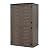 Mrosaa Sheds & Outdoor Storage, 66 Cu.ft Vertical Storage Sheds Outdoor with Floor, Outdoor Storage Cabinet Waterproof for Garage Storage, Pool Storage, Bike Shed, Garden Shed, Outdoor Storage (Brown)