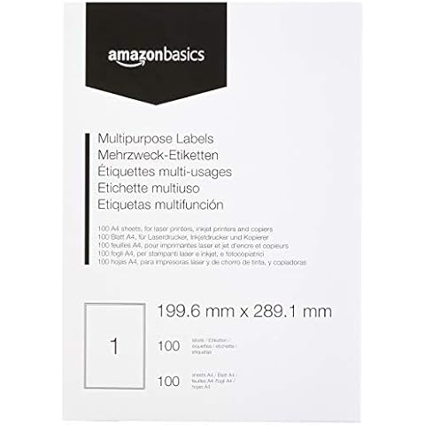 Étiquettes d'adresse Amazon Basics Cover