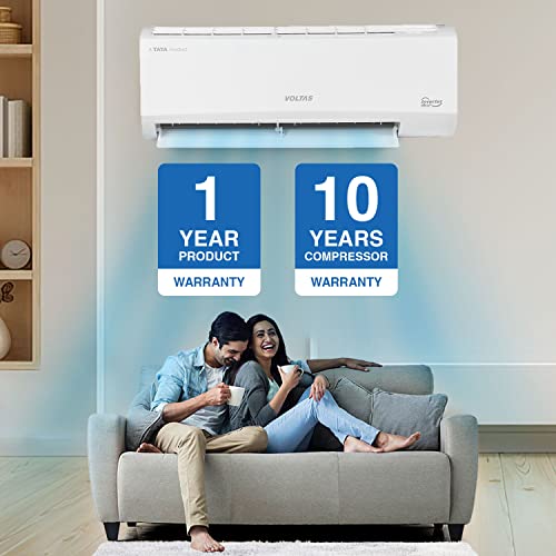 Image of Voltas 1.5 Ton 3 Star, Inverter Split AC(Copper, 4-in-1 Adjustable Mode, Anti-dust Filter, 183V Vectra Pride, White)