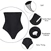 FUT-328-Women-Waist-Cincher-Girdle-Tummy-Control-Thong-Panty-Butt-Lifter-Shapewear-Slimmer-Body-Shaper FUT Thong Shapewear for Women Waist Cincher Girdle Tummy Control Panties Hi-Waist Body Shaper Black