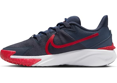 Nike Shoe Nike Star Runner 4 Zapatillas De Running para Asfalto - Niño/A, Thunder Blue/Gym Red-Black-White, DX7615-406, 38 EU (5.5Y US) - imagen 9