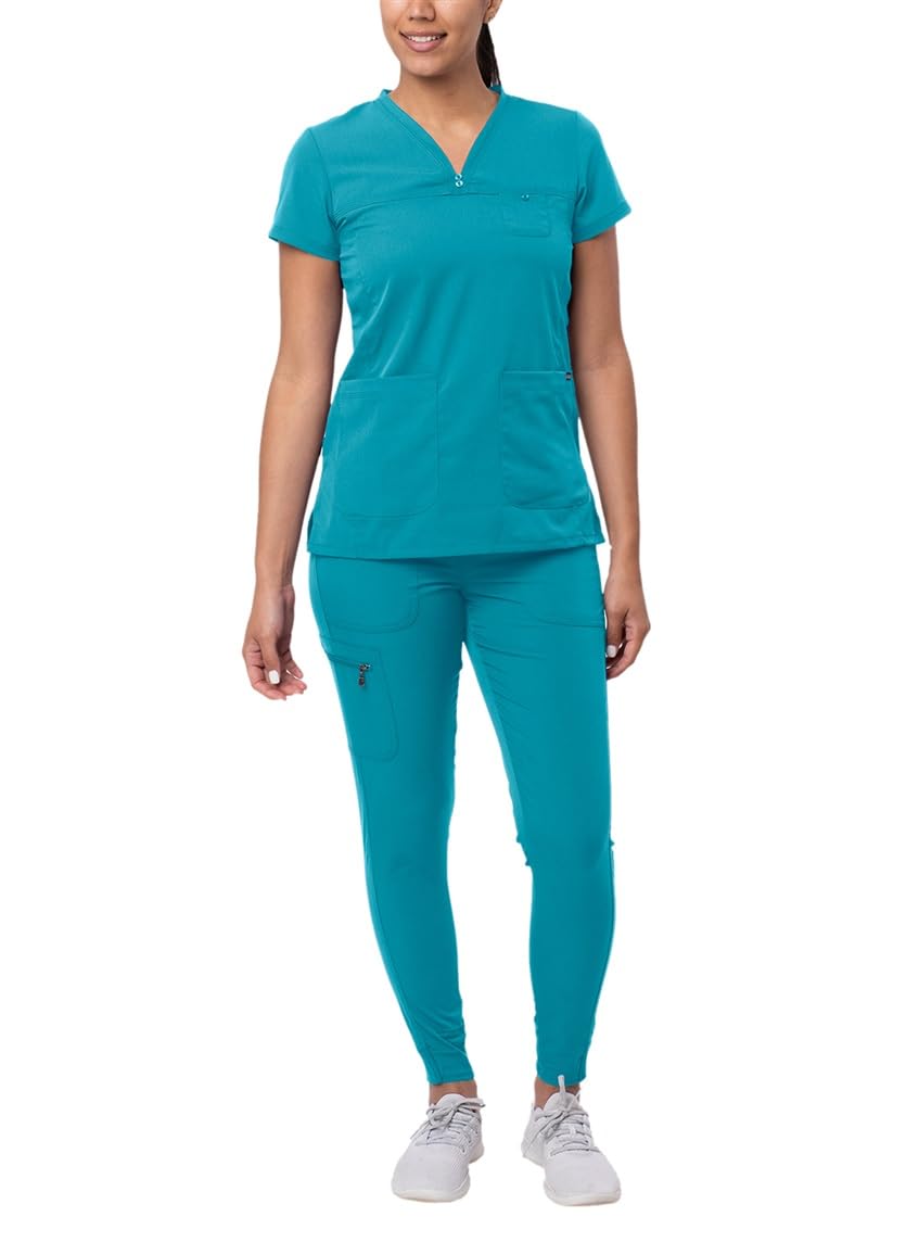 Adar Pro Erica Movimento Booster Impostata Per Donna - Dolcecuore V-Collo Top & Yoga Pareggiatrice Pantaloni