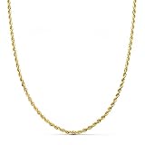 Longitud de la cadena: 50 cm. Cordón Salomónico Oro amarillo 18k 50cm 2mm