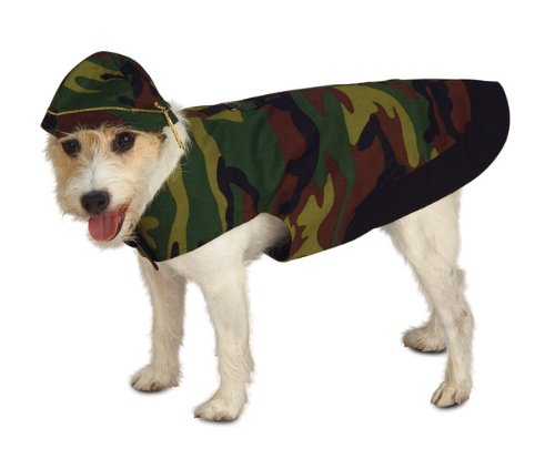 Disfraz Halloween para perro talla Medium camuflado
