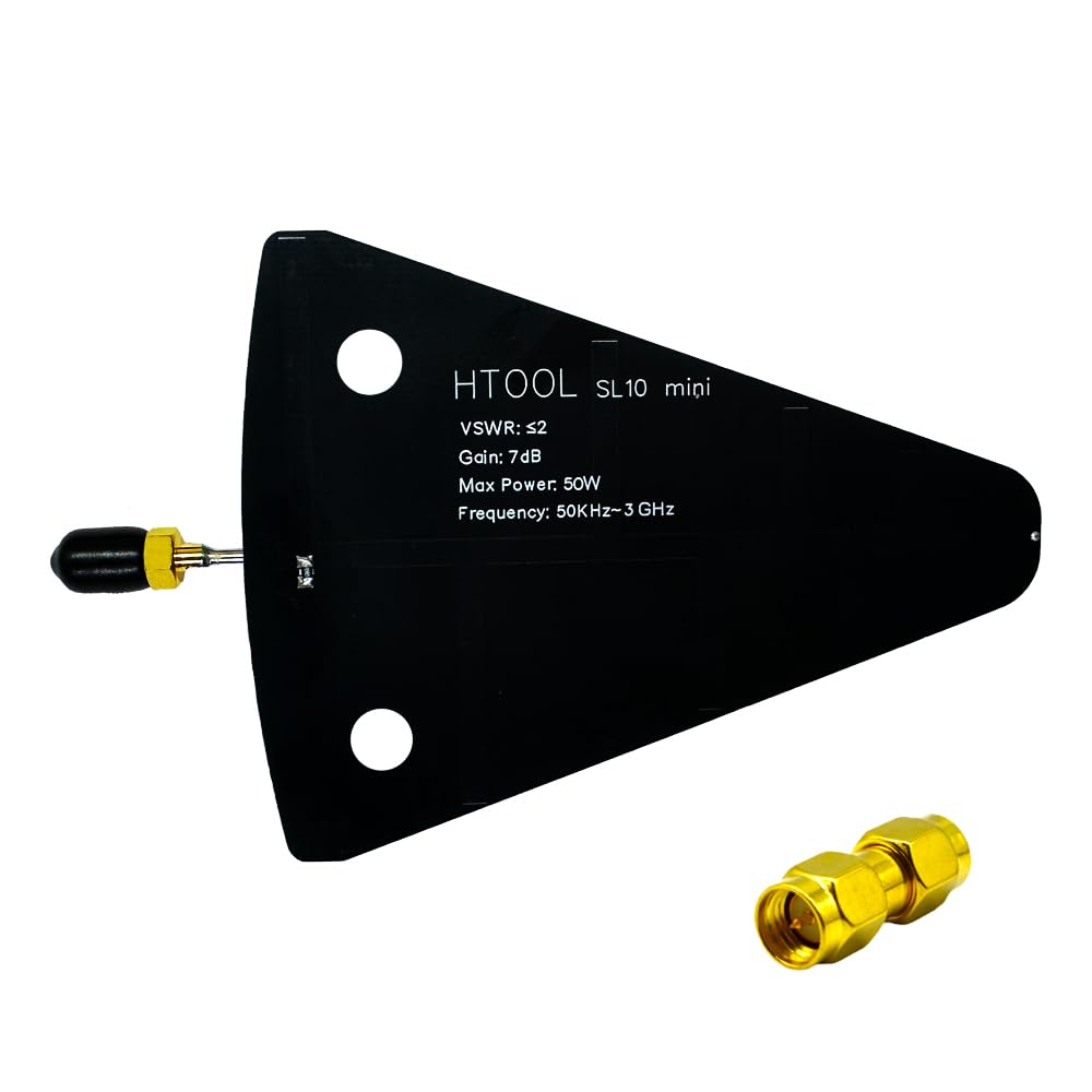 Antenna a banda larga direzionale 50KHz-3000MHz ad alto guadagno Log-Periodic Antenna per test a microonde RF, UWB, EMC, trasmissione radiofonica di monitoraggio/ricezione bidirezionale
