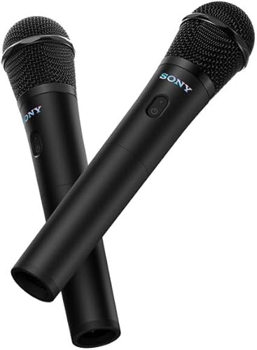 Sony ULT MIC Micrófono Inalámbrico para Karaoke con Batería de 20 Horas, Incluye Dos Micrófonos Inalámbricos y Receptor (UOULTMIC1)