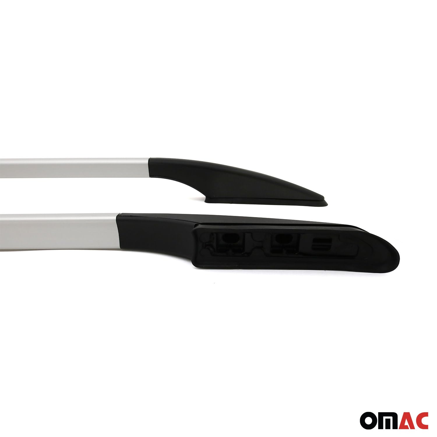 OMAC Rail Tetto Dachgepäckträger compatibile con VW Caddy 2020-2026 Langer L2 Alu Grigio