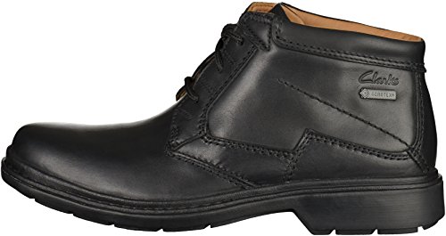 Clarks Rockie Hi Goretex, Stivali uomo, Nero, 45