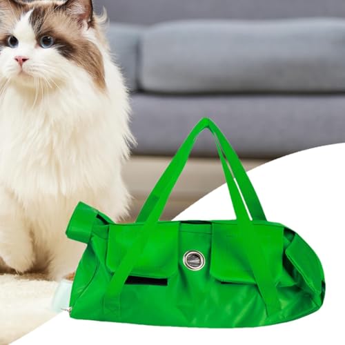 Sac de transport souple pour chats avec compartiment de rangement intégré