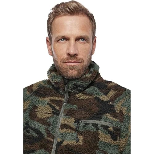 Image of Brandit Men's Teddyfleece Jacket Olive