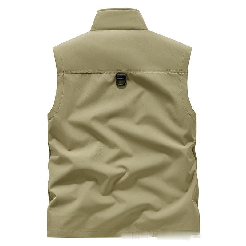 Gilet léger ample col montant vêtement décontracté extérieur homme
