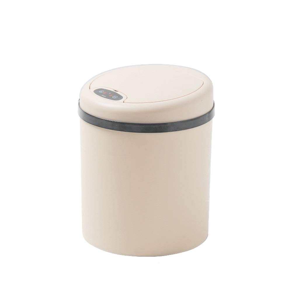 WXL Creative Induction Smart Trash Kitchen Home Living Room Bedroom Bathroom Hotel with Cover Automa