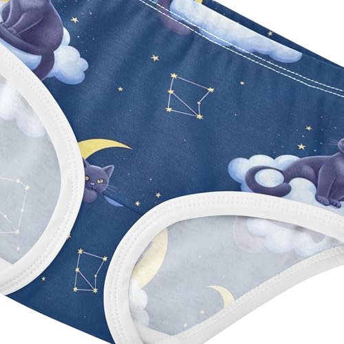 Cats Clouds Starry Blue Girls Underwear Toddlers 2t Cotton Cute Panties Girl Durable Briefs Kids Undies4