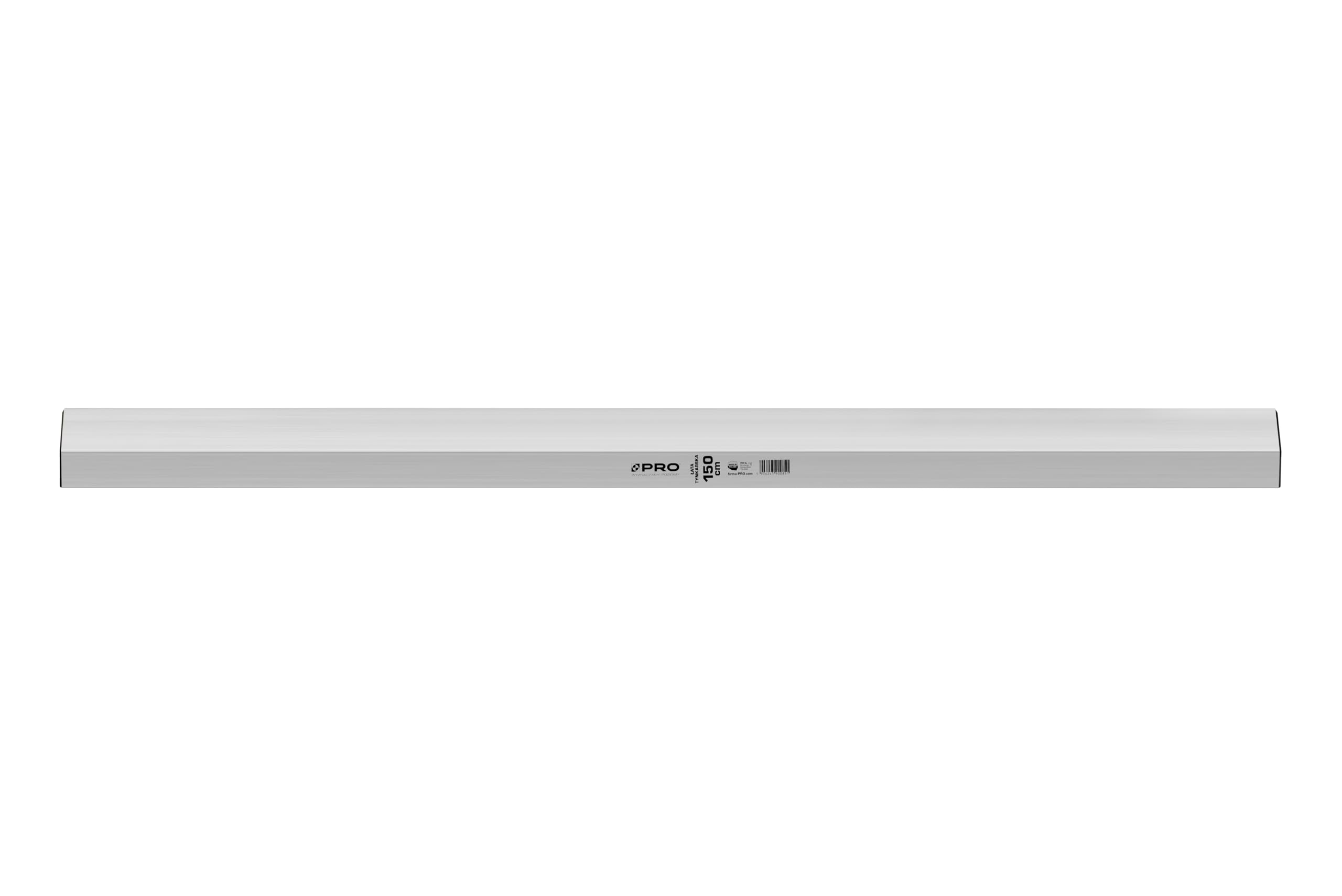 PRO Righello trapezoidale in alluminio - Alluminio di alta qualità - Spessore profilo 1,5 mm, peso 0,84 kg/m - Impugnatura ergonomica - Grigio - 150cm