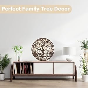 Family Tree Gifts for Grandparents from Grandkids Home Decor Gifts for Family, Mothers Day Personalized Gifts for Grandma from Granddaughter Grandson Customized Family Name Sign Grandkids Wood Plaque Family Tree Gifts for Grandparents from Grandkids Home Decor Gifts for Family Mothers Day Personalized Gifts for Grandma from Granddaughter Grandson Customized Family Name Sign Grandkids Wood Plaque