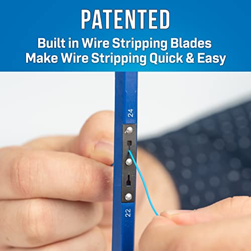 Jonard Wsu-2224 Wrap/Strip/Unwrapping Tool, 22-24 Awg, 13/64" Od X 1/16" Hole Diameter #TOP2