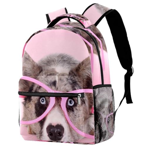 Sac à dos pour ordinateur portable Welsh Corgi imprimé ludique et fonctionnel