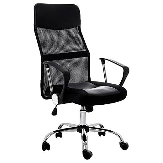 Cadeira Presidente Office tela Mesh Classic Slim W-58B