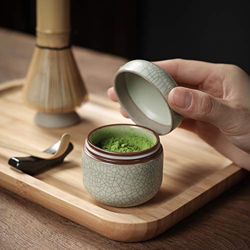 Teanagoo Matcha Tea Set Japanese Tea Set Matcha Bowl Matcha Bamboo Whisk Scoop Sifter Matcha Whisk Holder Matcha Whisk Stand Matcha Whisk Set O5Matcha Green Tea Powder Kit. Matcha Tea Tray #TOP6