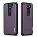 J&D Case Compatible for LG Phoenix 2 / LG Escapte 3 / LG K8 2016 Case, Heavy Duty Dual Layer Hybrid Shock Proof Protective Rugged Bumper Case for LG Phoenix 2, LG Escapte 3, LG K8 2016 Case, Purple