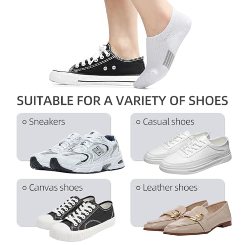 Image of Women's Ankle Cotton Socks Low Cut Athletic Running Soft Thin No Show White Socks 6-10 Pairs