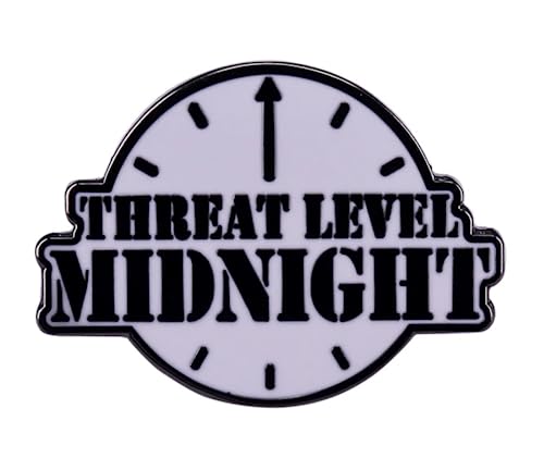 Image of Threat Level Midnight The Office Dunder Mifflin Comedy TV Show Michael Scott Scarn Movie 1.2" Enamel Pin Badge, 3.05 cm, Enamel, enamel