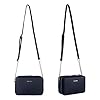 David Jones - Damen Kleine Umhängetasche - Handtasche PU Leder Quadratische Frau - Ketten Schultertasche Elegant Crossbody Bag - Handy Tasche Mini Abendtasche Party Clutch Alltag Mode - Dunkelblau #3