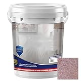 Epoxy Colored Sand Floor Paint, High Gloss Marble Effect Garage Coating, Waterproof & Non-Slip Self-Leveling Epoxy Floor Coating