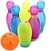 Liberty Imports Deluxe Kids Toy Bowling Play Set with 6 Large Pins, Bowling Ball and Mini Shakers