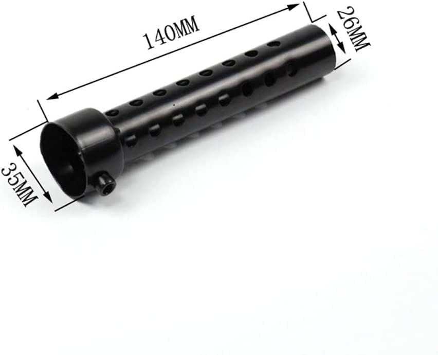 Miniatura 3 de Silenciador de escape de motocicleta, silenciador universal, silenciador de tubo de escape, 2 piezas de 1.38 pulgadas