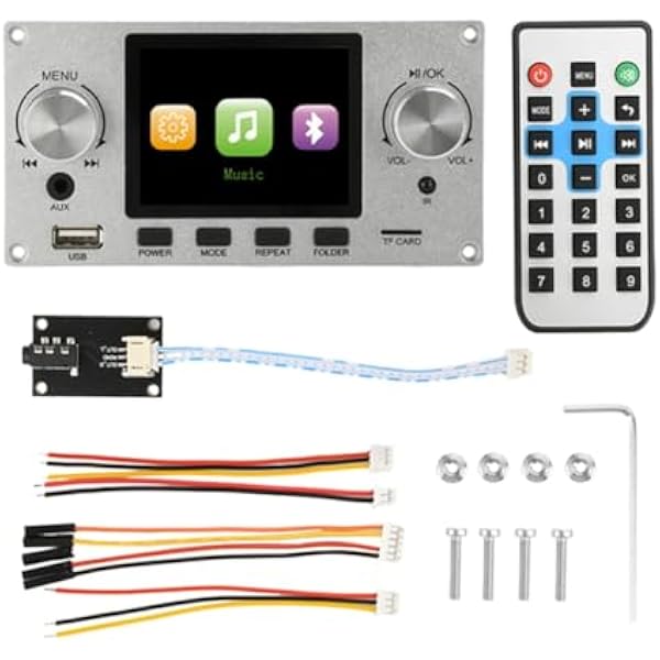 2,8-calowy kolorowy ekran TFT bezstratny moduł dekodowania audio wzmacniacz odtwarzacz audio DC 4,5-5,0 V samochodowy moduł radia FM, A